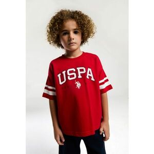 Set de tricou de bumbac si pantaloni scurti cu buzunare laterale imagine
