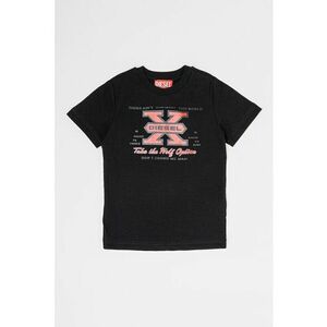 Tricou cu decolteu la baza gatului si imprimeu logo imagine