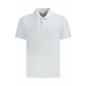 Tricou polo barbati - cu mini logo brodat - Regular fit - Albastru deschis imagine