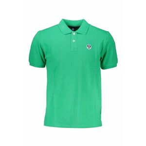 Tricou polo barbati - cu mini logo brodat - Regular fit - Verde deschis imagine