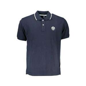 Tricou polo barbati - cu mini logo brodat - Regular fit - Bleumarin imagine