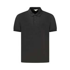 Tricou polo barbati cu croiala Regular Fit - inchidere cu nasturi - negru imagine