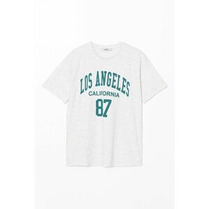 Tricou lejer cu imprimeu text imagine