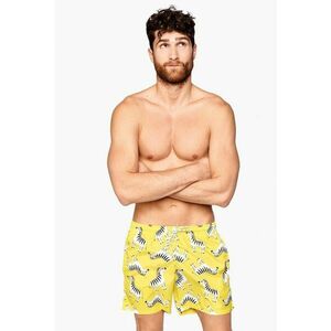 Pantaloni scurti de baie cu imprimeu zebra imagine