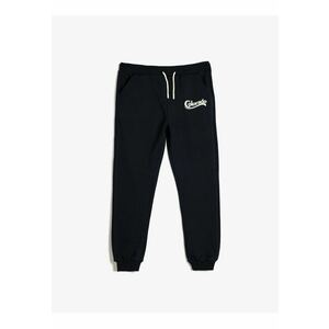 Pantaloni de trening cu snur de ajustare si buzunare laterale imagine