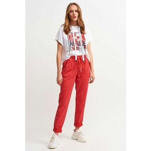 Pantaloni conici cu talie inalta imagine