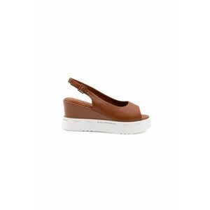 Sandale wedge din piele ecologica imagine