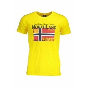 Tricou barbati - cu imprimeu cu logo - Regular fit - Albastru deschis imagine