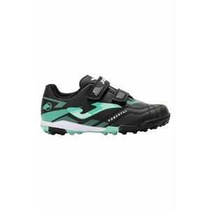 Ghete fotbal cu velcro copii Powerfull pentru teren sintetic POJS2501TFV - 29 EU - Negru Negru imagine