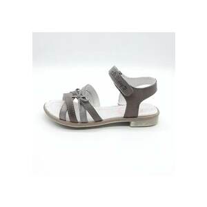 Sandale din Piele - pentru Fete - cu Scai - Gri - K356-6000 - Gri imagine