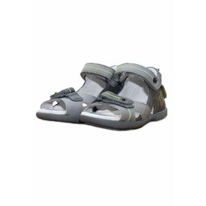 Sandale Baieti - Inchise la Spate - din Piele - Gri - AC048-801 - Gri imagine