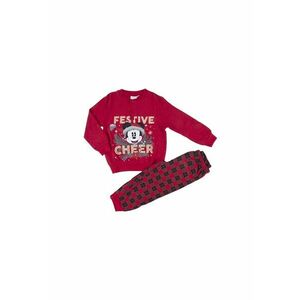 Pijama de bumbac cu tematica de Craciun - Festiv cheer - Rosu - 116 CM - 6 ani imagine