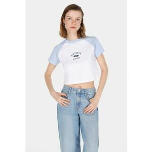 Tricou crop cu maneci raglan imagine