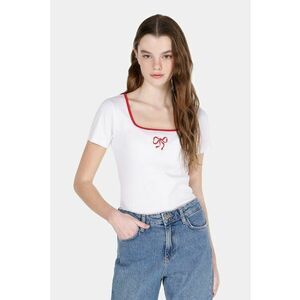 Tricou cu decolteu patrat imagine