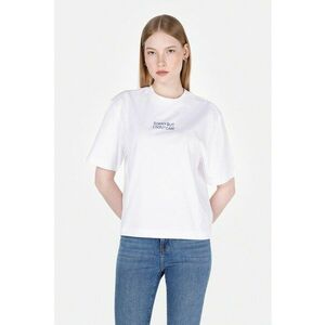 Tricou din bumbac cu model text imagine
