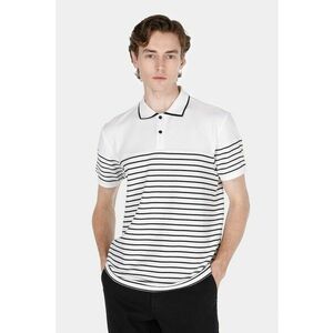 Tricou polo cu dungi imagine