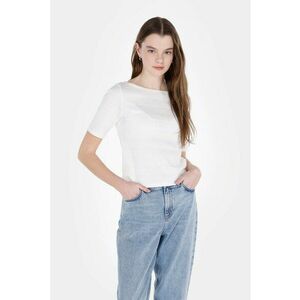 Bluza slim-fit cu decolteu barcuta imagine