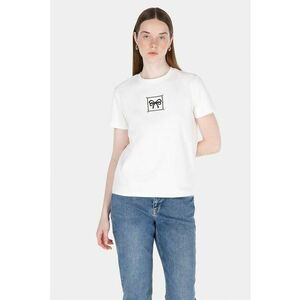 Tricou din amestec de bumbac cu imprimeu discret imagine