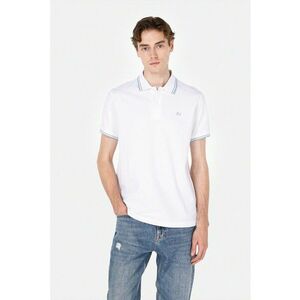 Tricou regular fit cu guler polo imagine