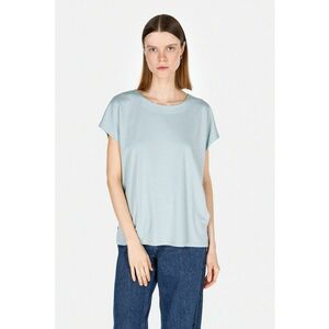 Tricou lejer cu decolteu la baza gatului imagine