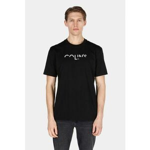 Tricou cu imprimeu si decolteu la baza gatului imagine