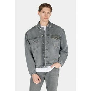 Jacheta din denim cu buzunare imagine