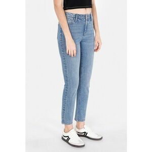 Blugi crop cu talie medie imagine