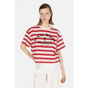 Tricou lejer cu model in dungi imagine