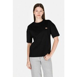 Tricou cu decolteu la baza gatului si model uni imagine