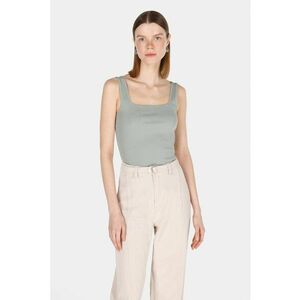 Top slim-fit cu model uni imagine