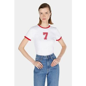 Tricou slim-fit cu imprimeu text imagine