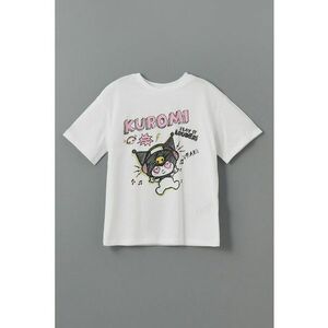 Tricou cu imprimeu desene animate si decolteu la baza gatului imagine