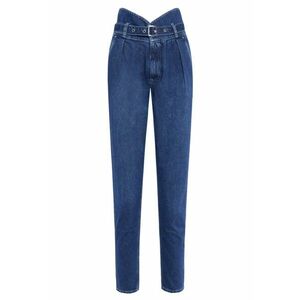 Blugi Mom Fit cu talie inalta imagine