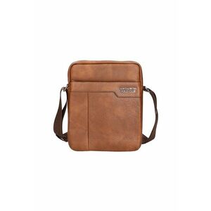 Geanta crossbody de piele ecologica - Maro imagine