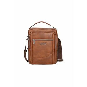 Geanta crossbody de piele ecologica - Maro imagine