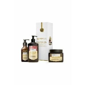 Set trio cu Ulei de Ricin - pentru accelerarea cresterii parului - 1000 ml imagine