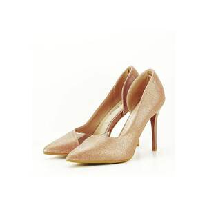 Pantofi sampanie decupati lateral N20-680 04 11373 imagine