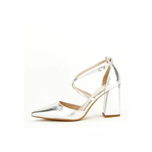 Pantofi argintii eleganti 8710 04 12493 imagine