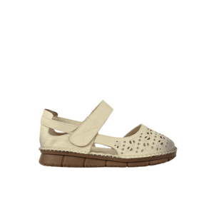 Sandale casual - dama - MJ60002C crem - piele naturala imagine
