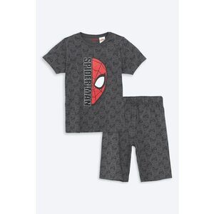 Pijama de bumbac cu imprimeu Spiderman imagine