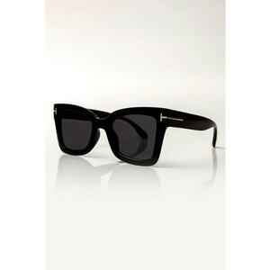 Ochelari de soare cat-eye cu detalii contrastante imagine