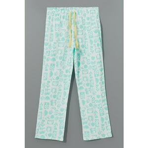 Pantaloni de pijama din bumbac cu imprimeu imagine
