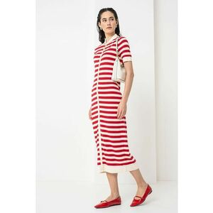 Rochie cambrata cu model in dungi imagine