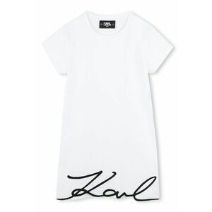 Rochie din bumbac cu logo imagine