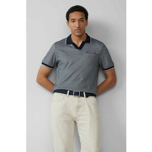 Tricou polo barbati bicolor cu buzunar la piept - Regular Fit imagine