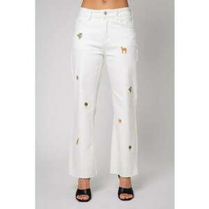 Blugi lungi din denim Off White 12861 imagine