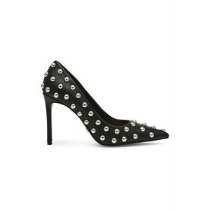 Pantofi stiletto din piele ecologica cu tinte imagine