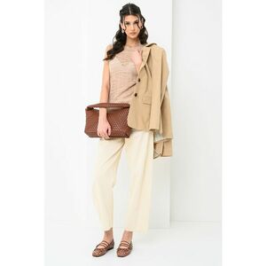Bluza semitransparenta fara maneci imagine