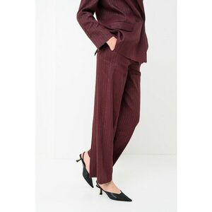 Pantaloni drepti din amestec de in imagine