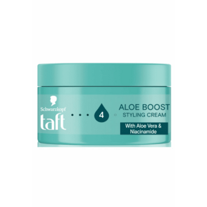 Crema modelatoare pentru par Schwarzkopf Aloe Boost - nivel de fixare 4 - crema neteda si hranitoare pentru toate tipurile de par - ofera rezistenta si ingrijire - formula vegana - 100ml imagine